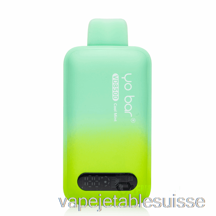Vape Suisse Yo Bar Vd8500 Jetable Menthe Fraîche